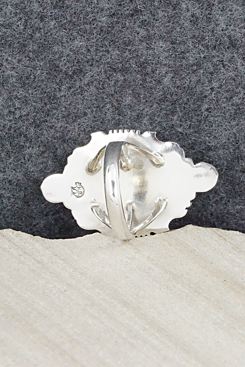 Turquoise & Sterling Silver Ring - Daniel Benally - Size 7