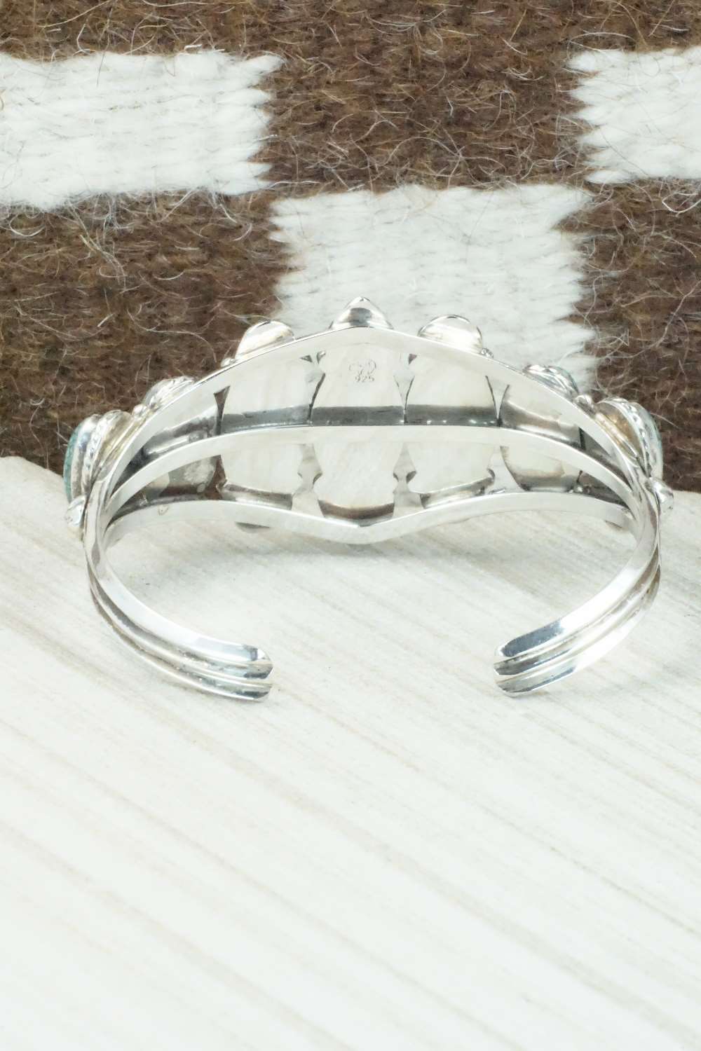 Turquoise & Sterling Silver Bracelet - Navajo