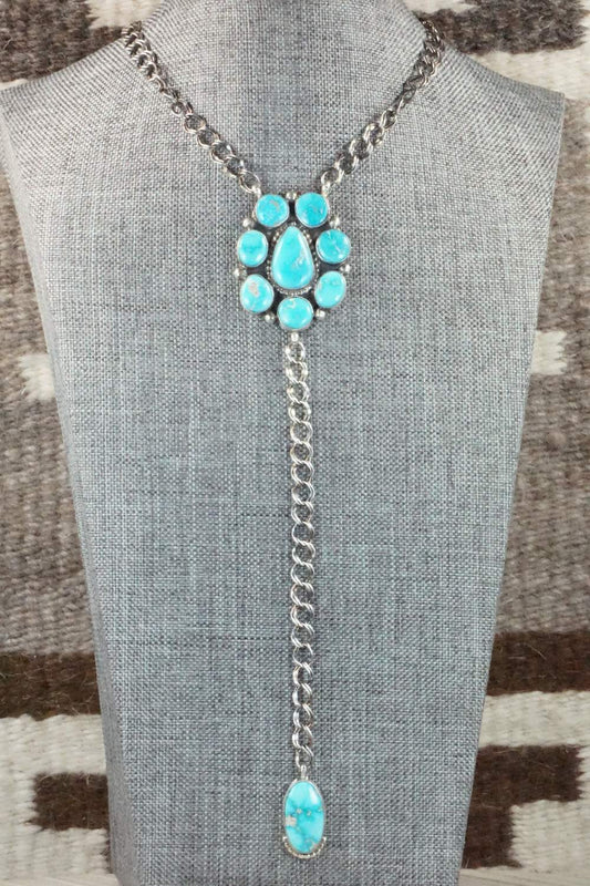 Turquoise & Sterling Silver Necklace - Roberta Begay
