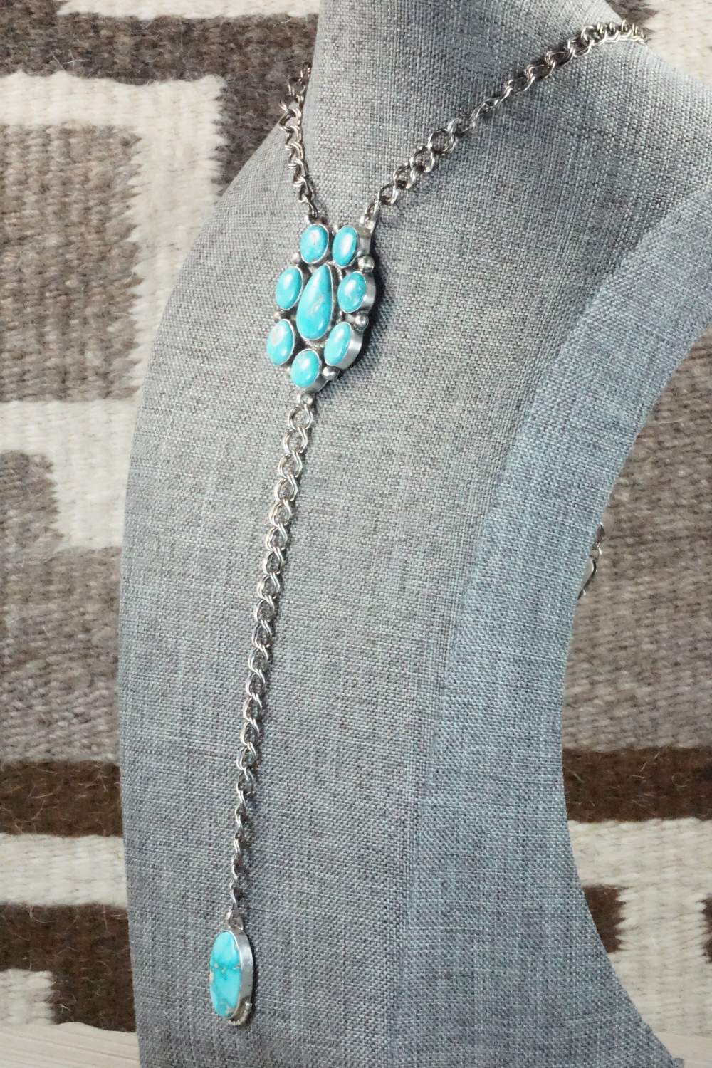Turquoise & Sterling Silver Necklace - Roberta Begay