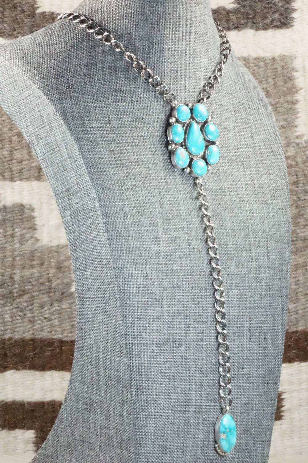 Turquoise & Sterling Silver Necklace - Roberta Begay