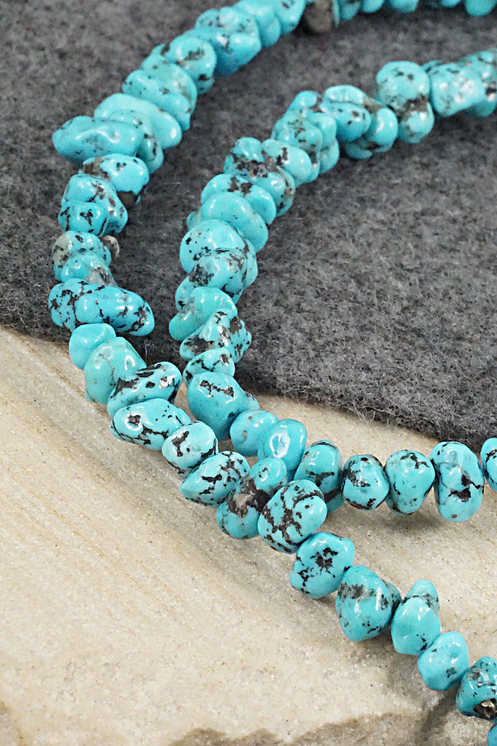 Turquoise and Sterling Silver Necklace - Louise Joe