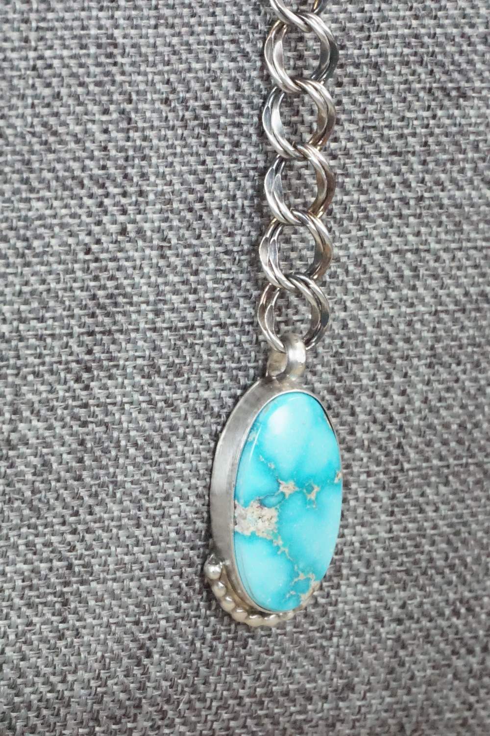 Turquoise & Sterling Silver Necklace - Roberta Begay