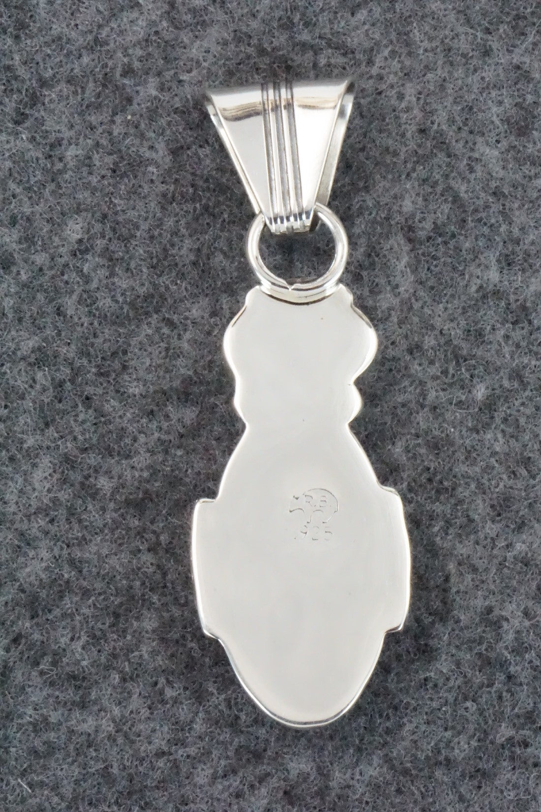 Spiny Oyster and Sterling Silver Pendant - Sadie Jim