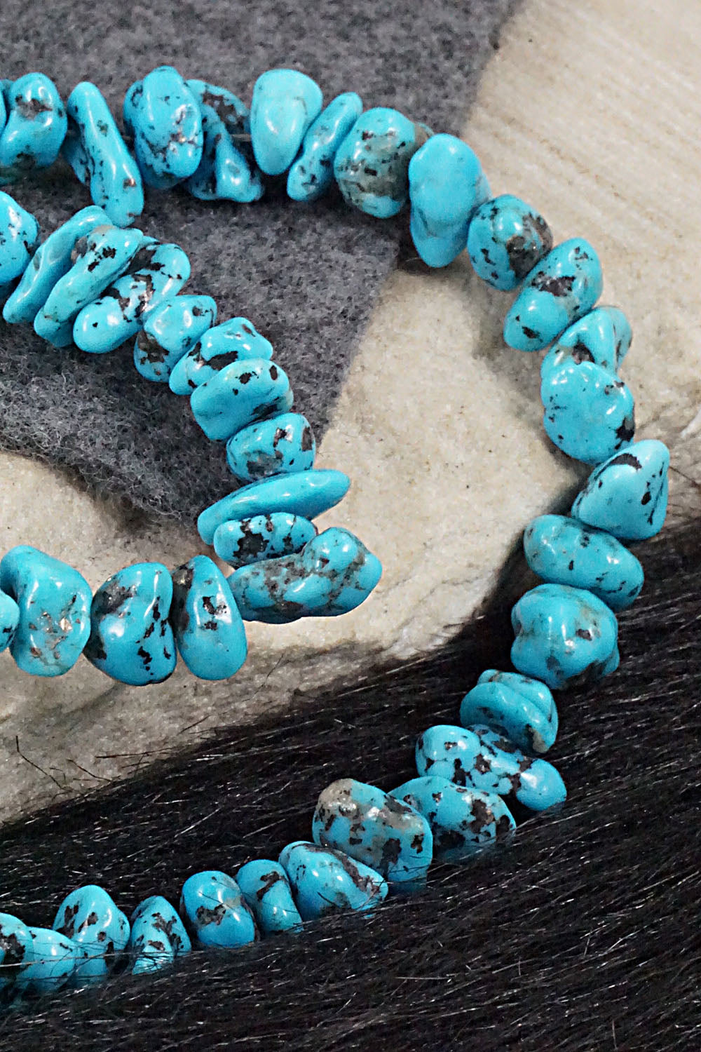 Turquoise and Sterling Silver Necklace - Louise Joe