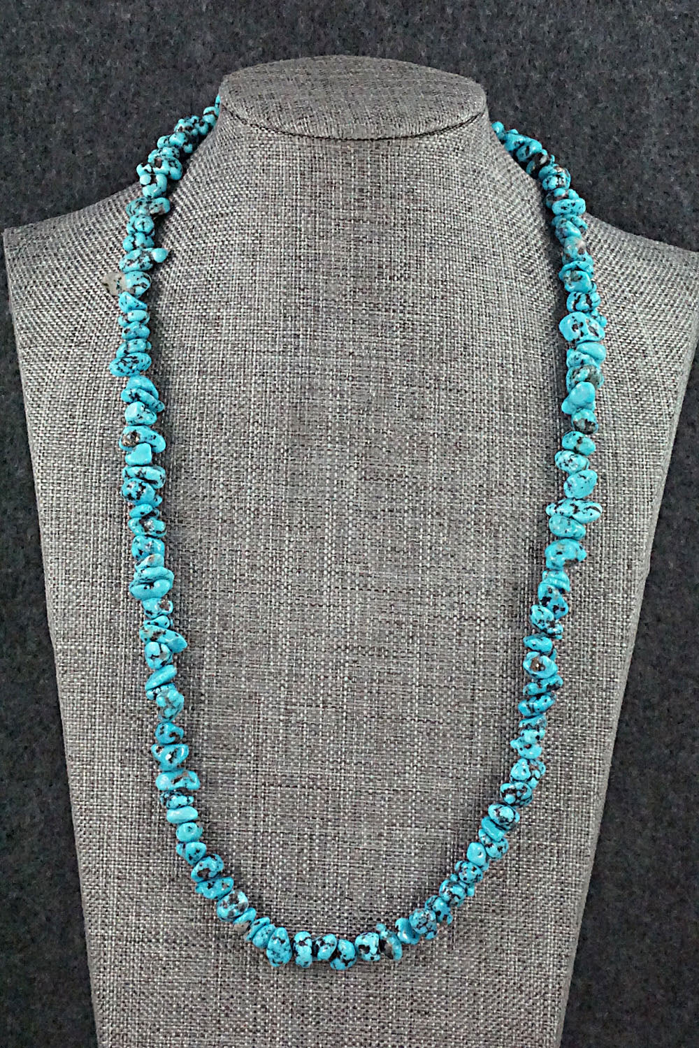 Turquoise and Sterling Silver Necklace - Louise Joe