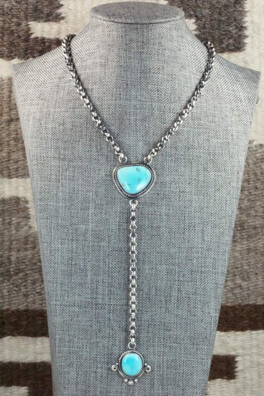 Turquoise & Sterling Silver Necklace - Roberta Begay