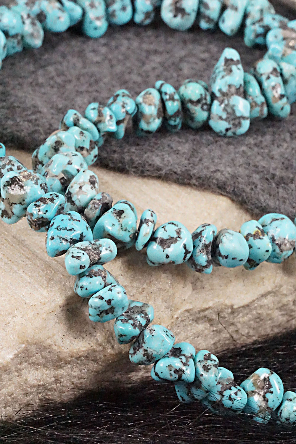 Turquoise and Sterling Silver Necklace - Louise Joe