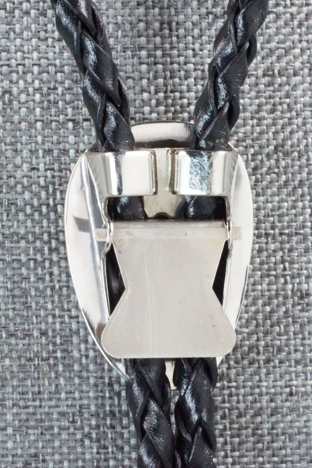 Turquoise & Sterling Silver Bolo Tie - Shirley Skeets