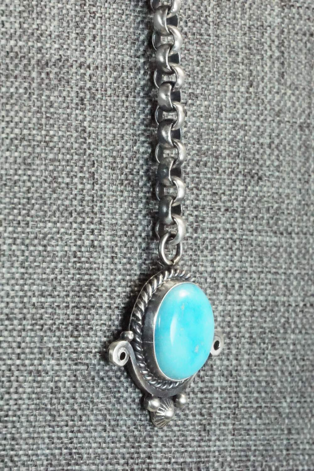 Turquoise & Sterling Silver Necklace - Roberta Begay