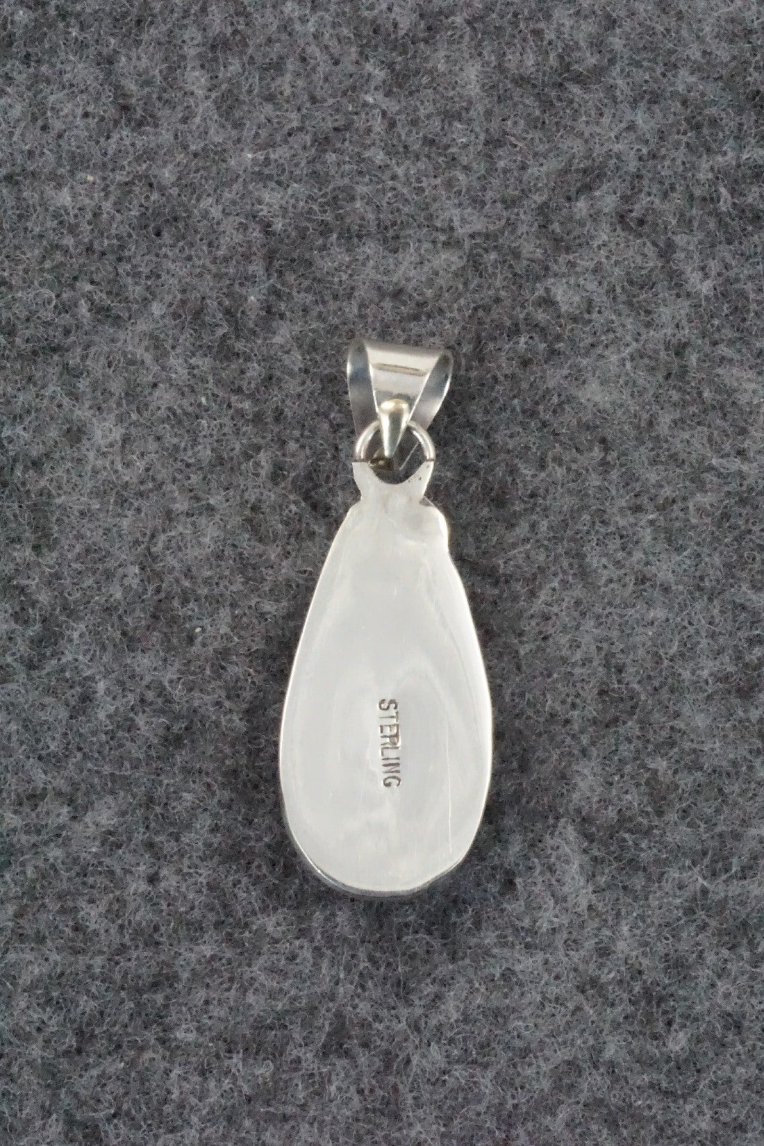 Onyx & Sterling Silver Pendant - Daniel Benally