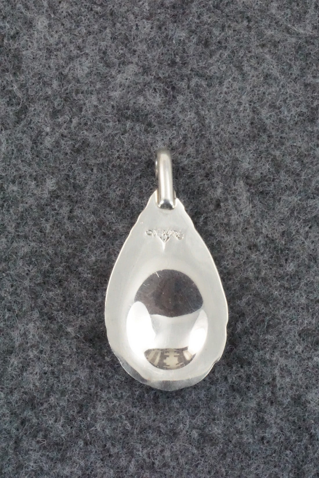 Turquoise & Sterling Silver Pendant - Samuel Yellowhair