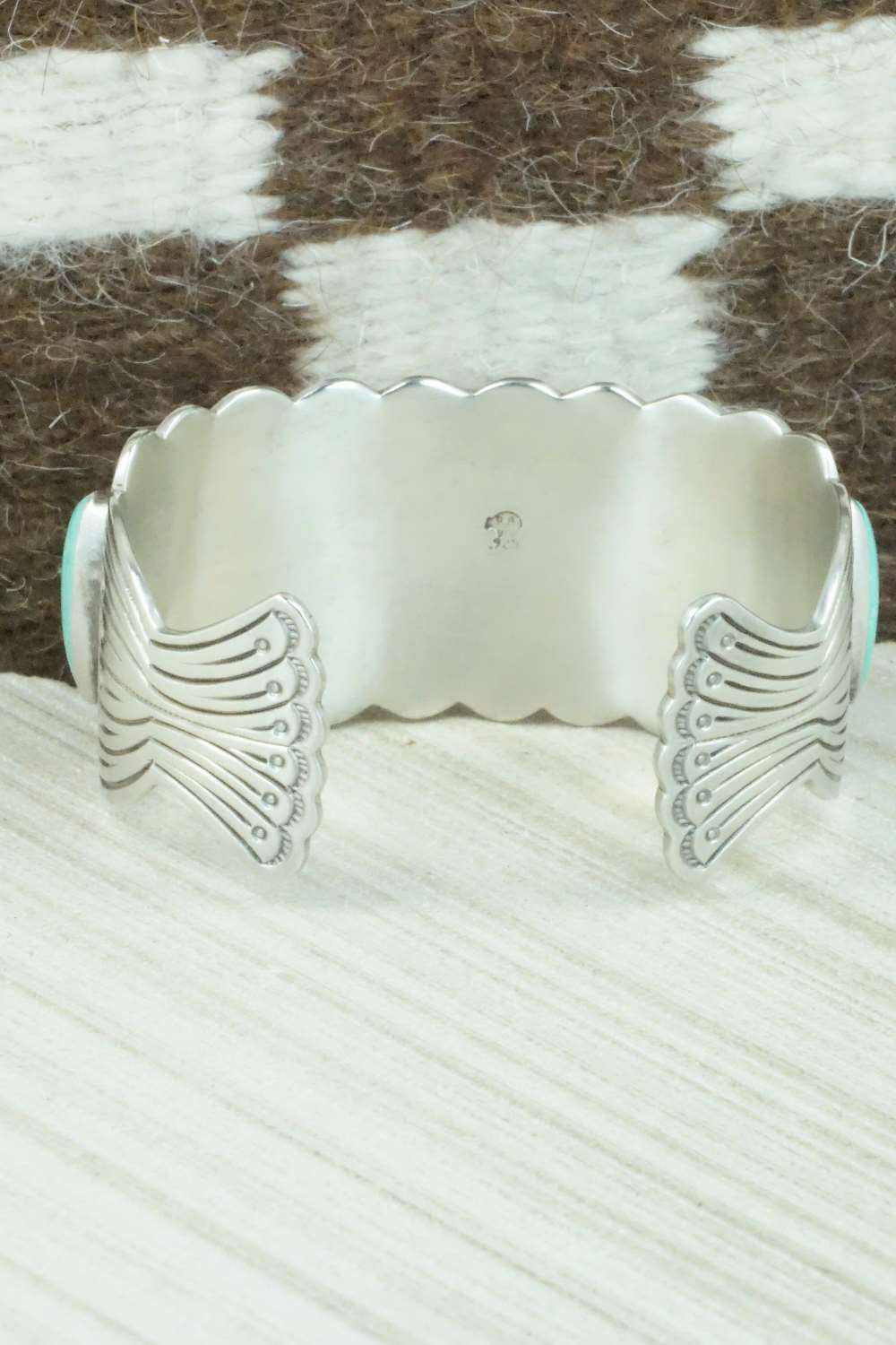 Turquoise & Sterling Silver Bracelet - Navajo