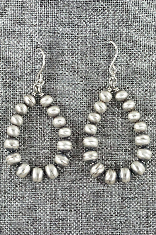 Sterling Silver Navajo Pearl Earrings - Jan Mariano