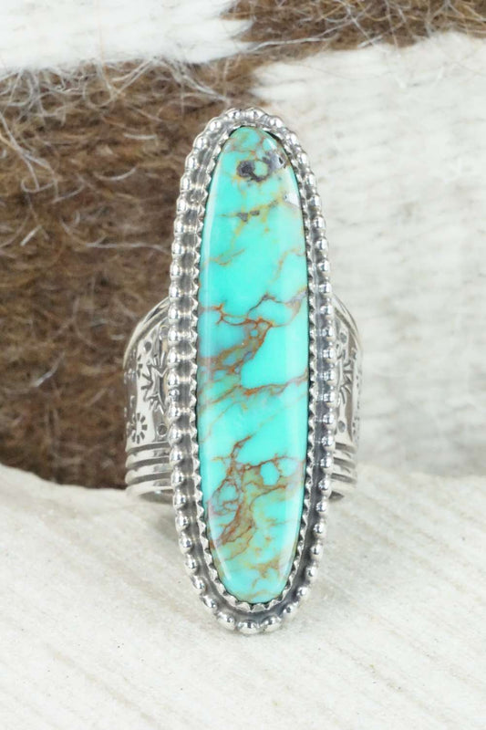 Turquoise & Sterling Silver Ring - Garrison Boyd - Size 6