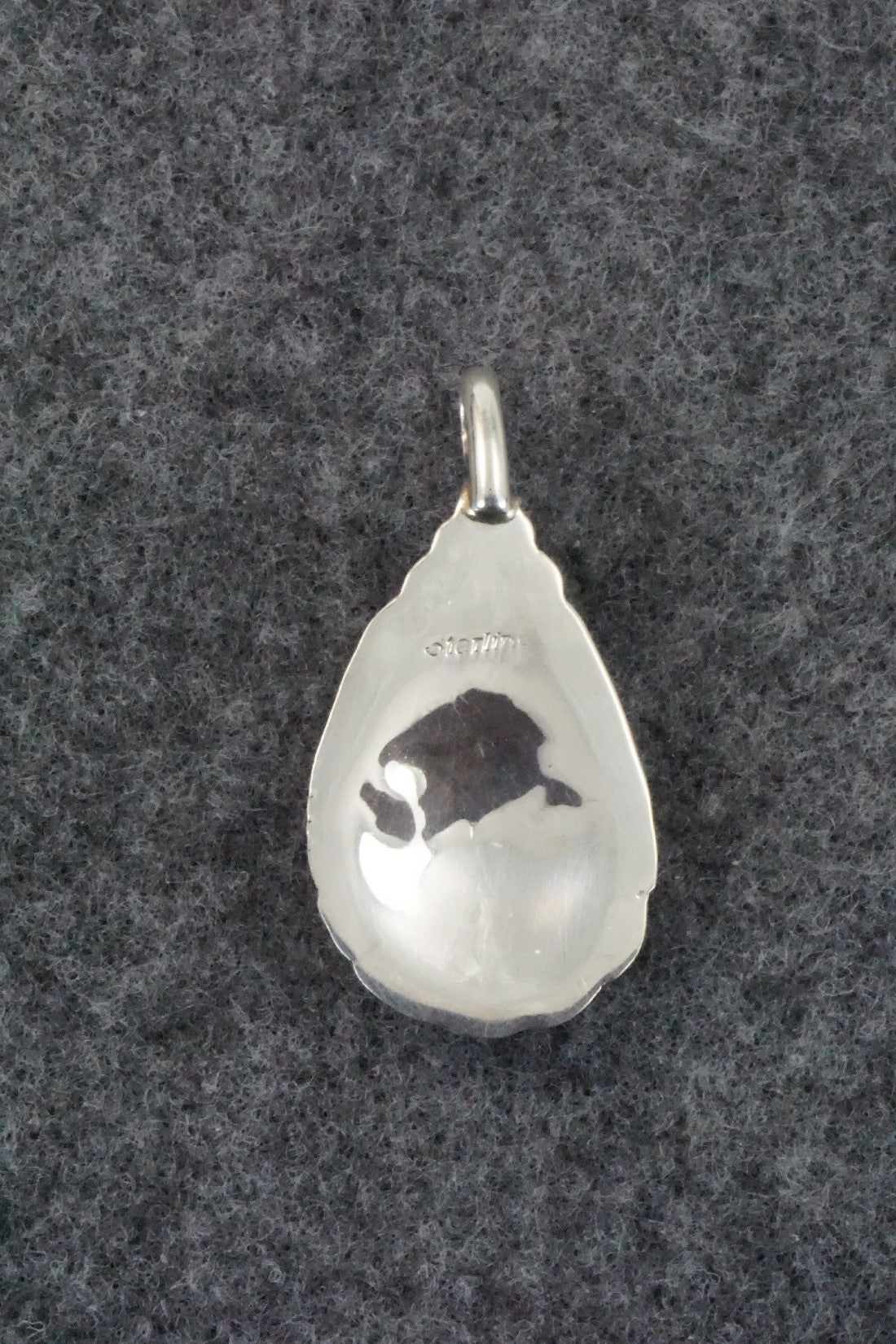 Mother of Pearl & Sterling Silver Pendant - Samuel Yellowhair