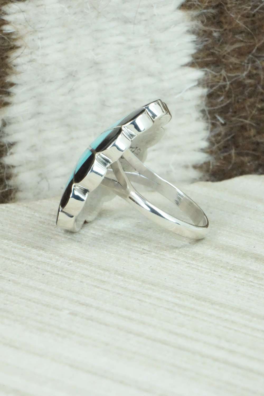 Multi Stone & Sterling Silver Ring - Denise Siutza - Size 7