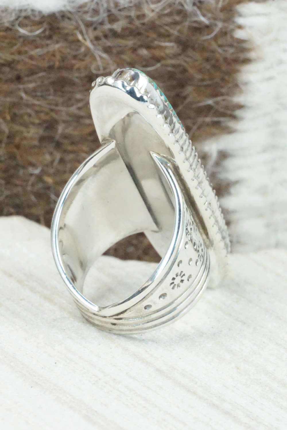 Turquoise & Sterling Silver Ring - Garrison Boyd - Size 6