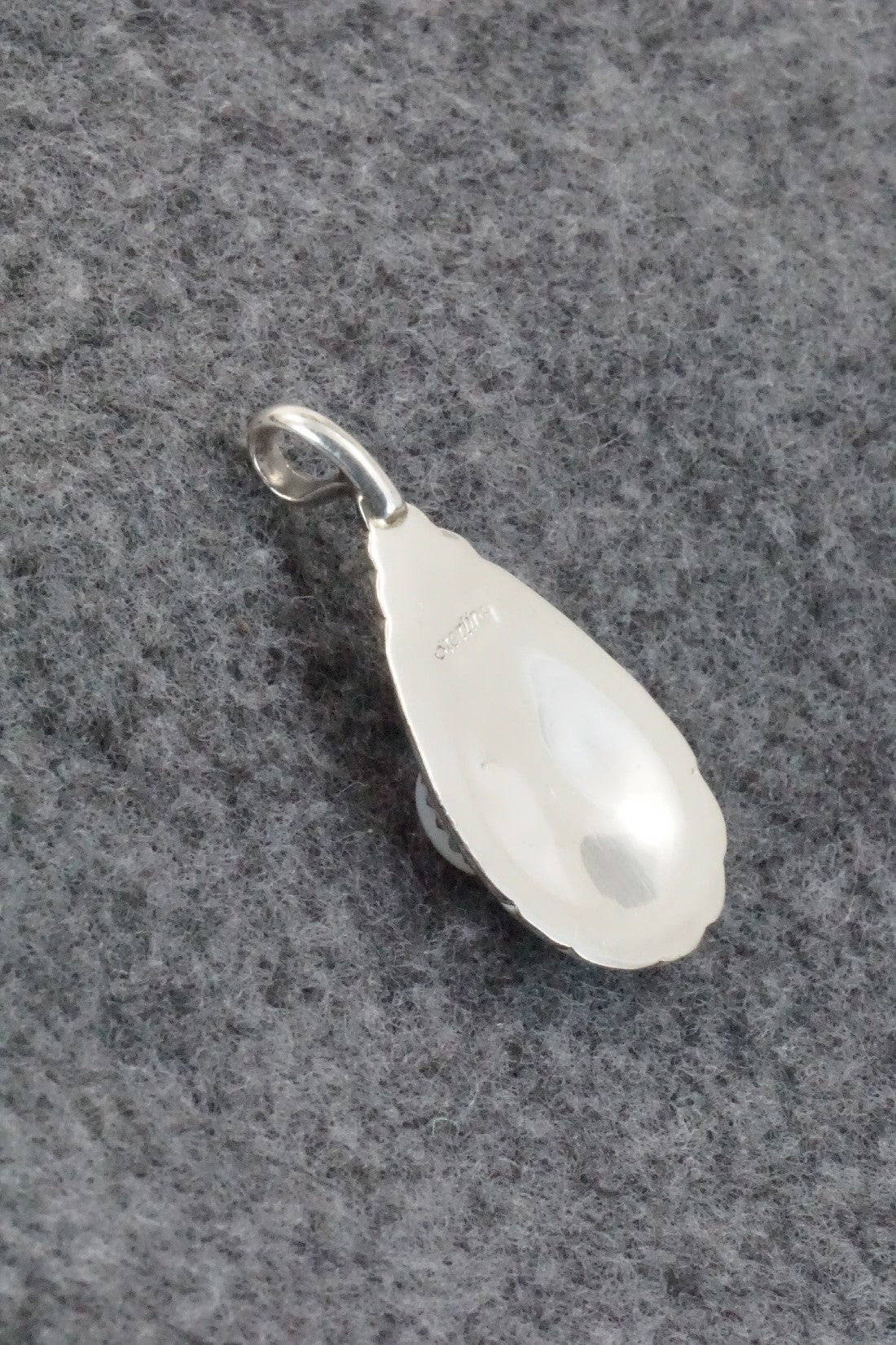 Mother of Pearl & Sterling Silver Pendant - Samuel Yellowhair