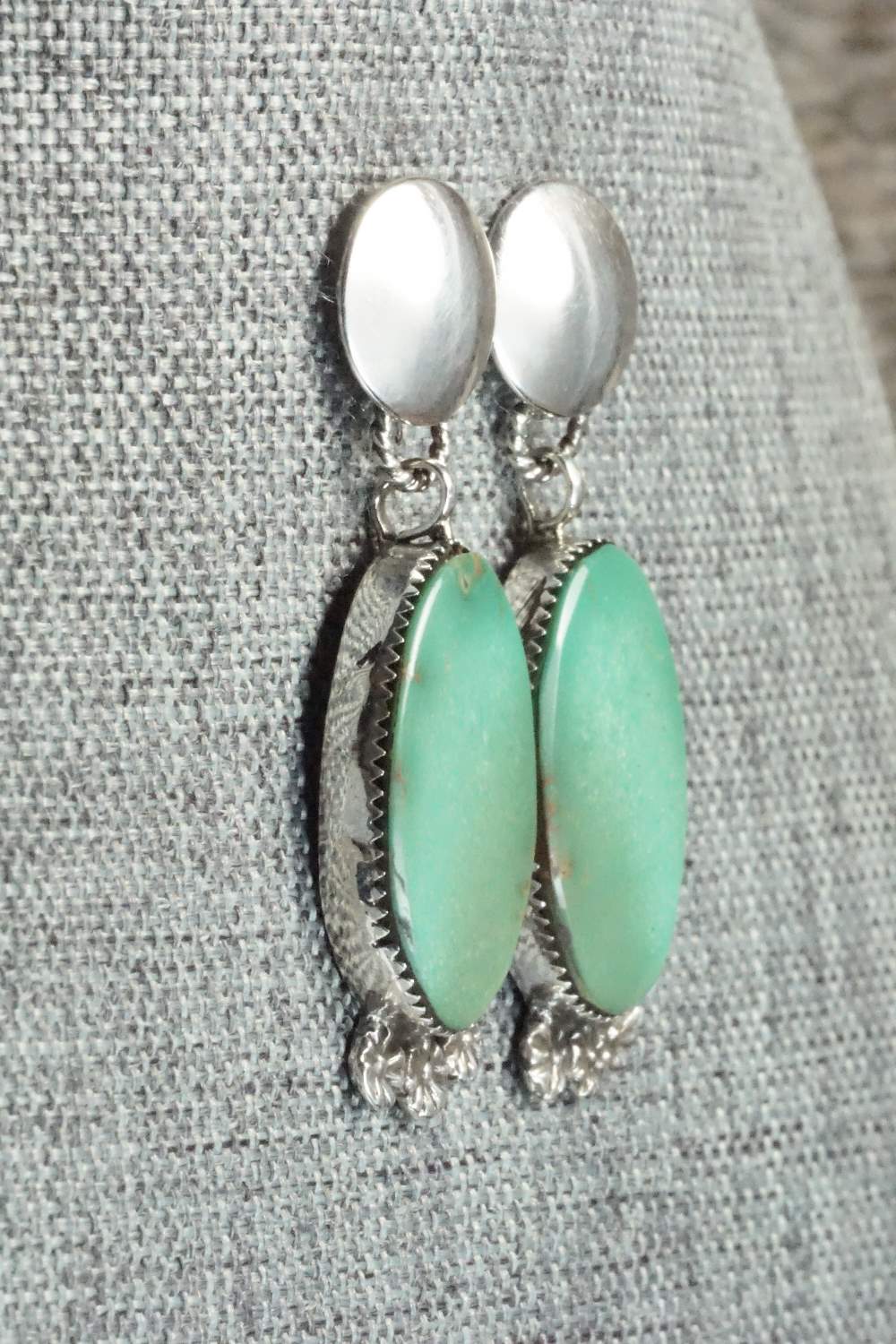 Turquoise & Sterling Silver Earrings - Selina Warner