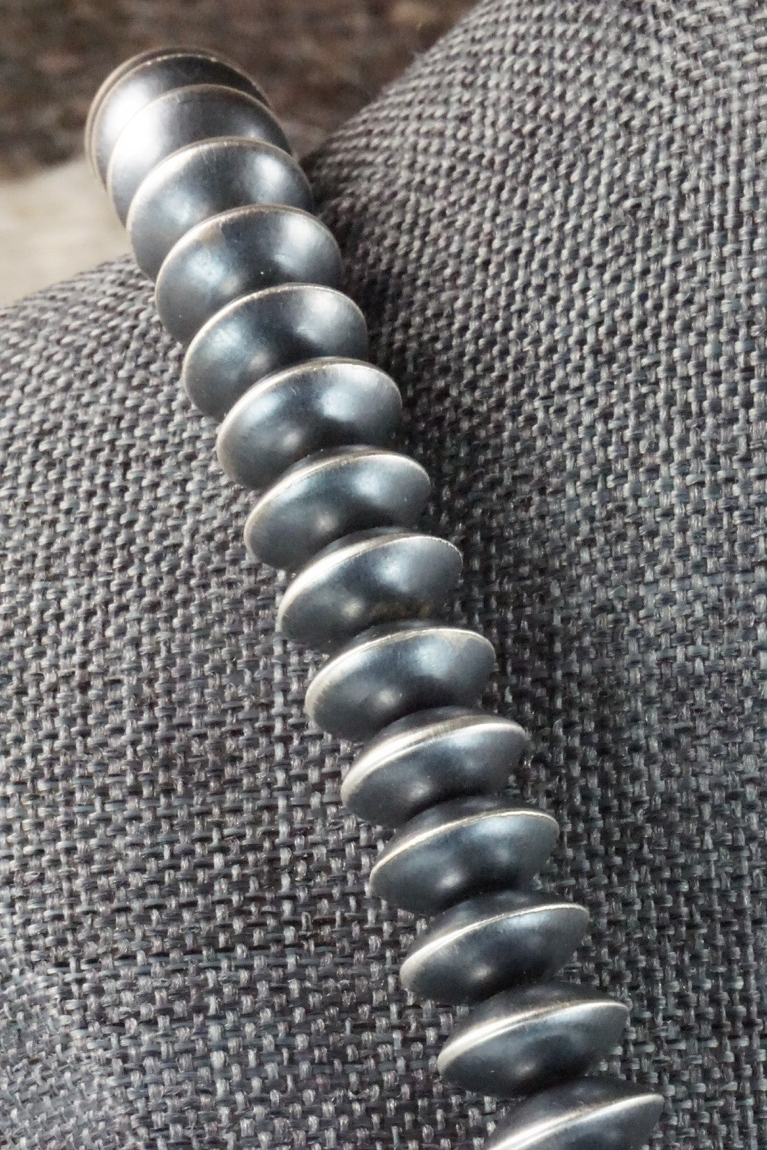 Navajo Pearl Sterling Silver Necklace Set - Preston Haley