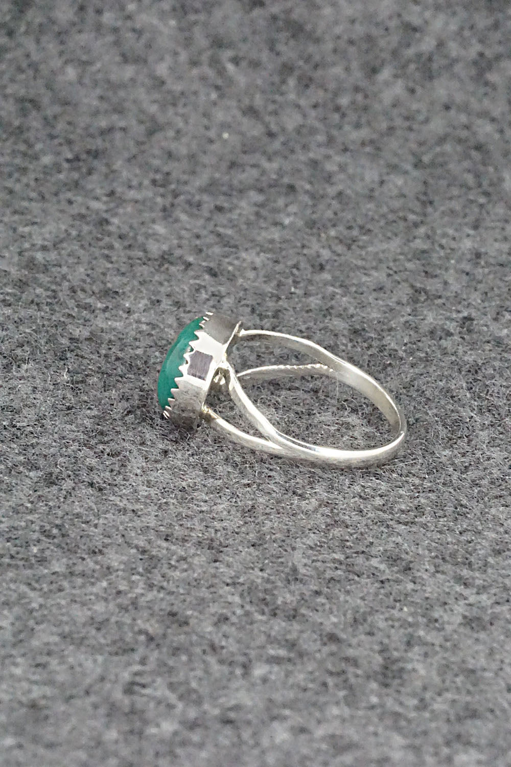 Turquoise and Sterling Silver Ring - Robert Martinez - Size 7