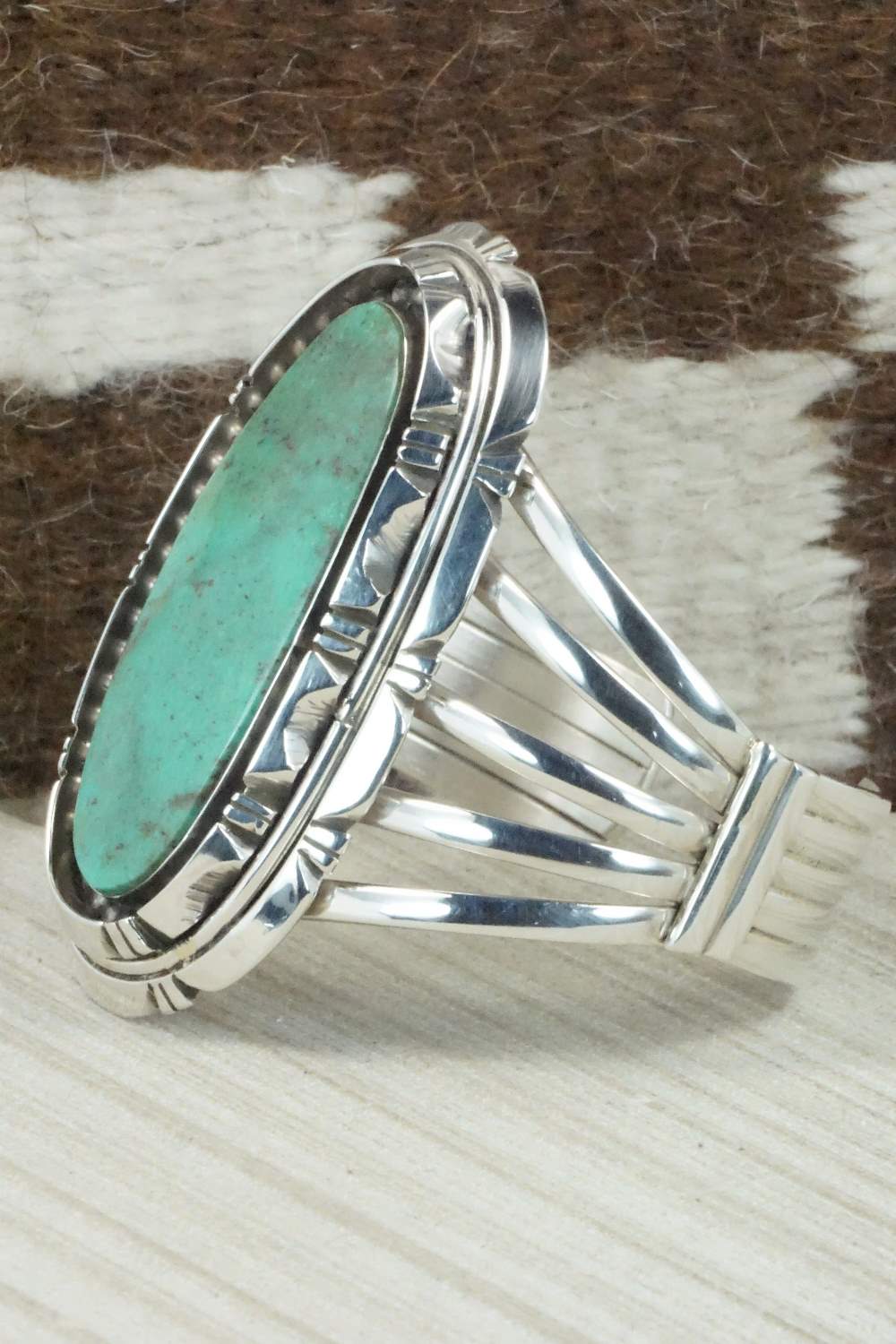 Turquoise & Sterling Silver Bracelet - Rita Lee