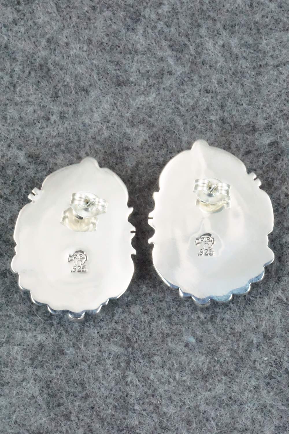 Moroccan Ammonite & Sterling Silver Earrings - Sharon McCarthy
