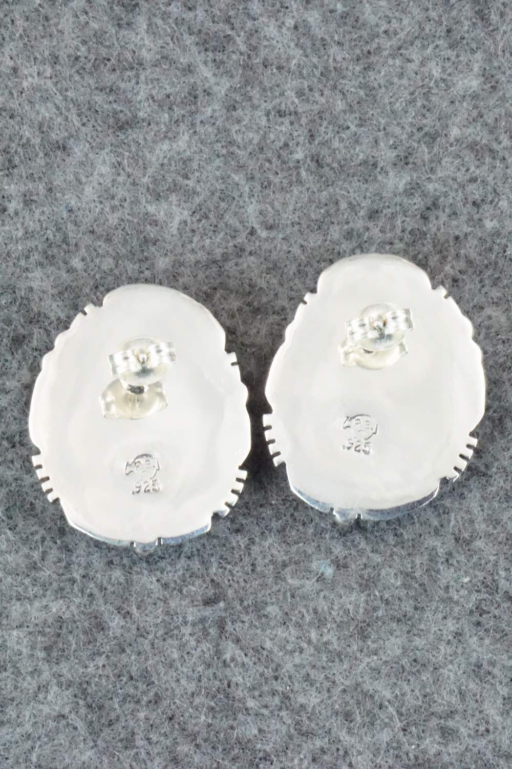 Moroccan Ammonite & Sterling Silver Earrings - Sharon McCarthy
