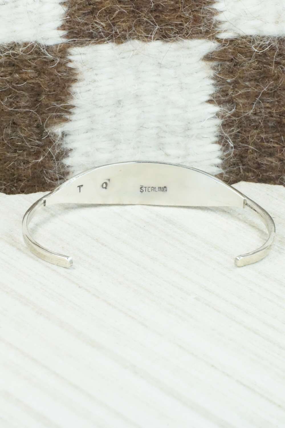 Multi Stone & Sterling Silver Inlay Bracelet - Adrianne Kallestewa