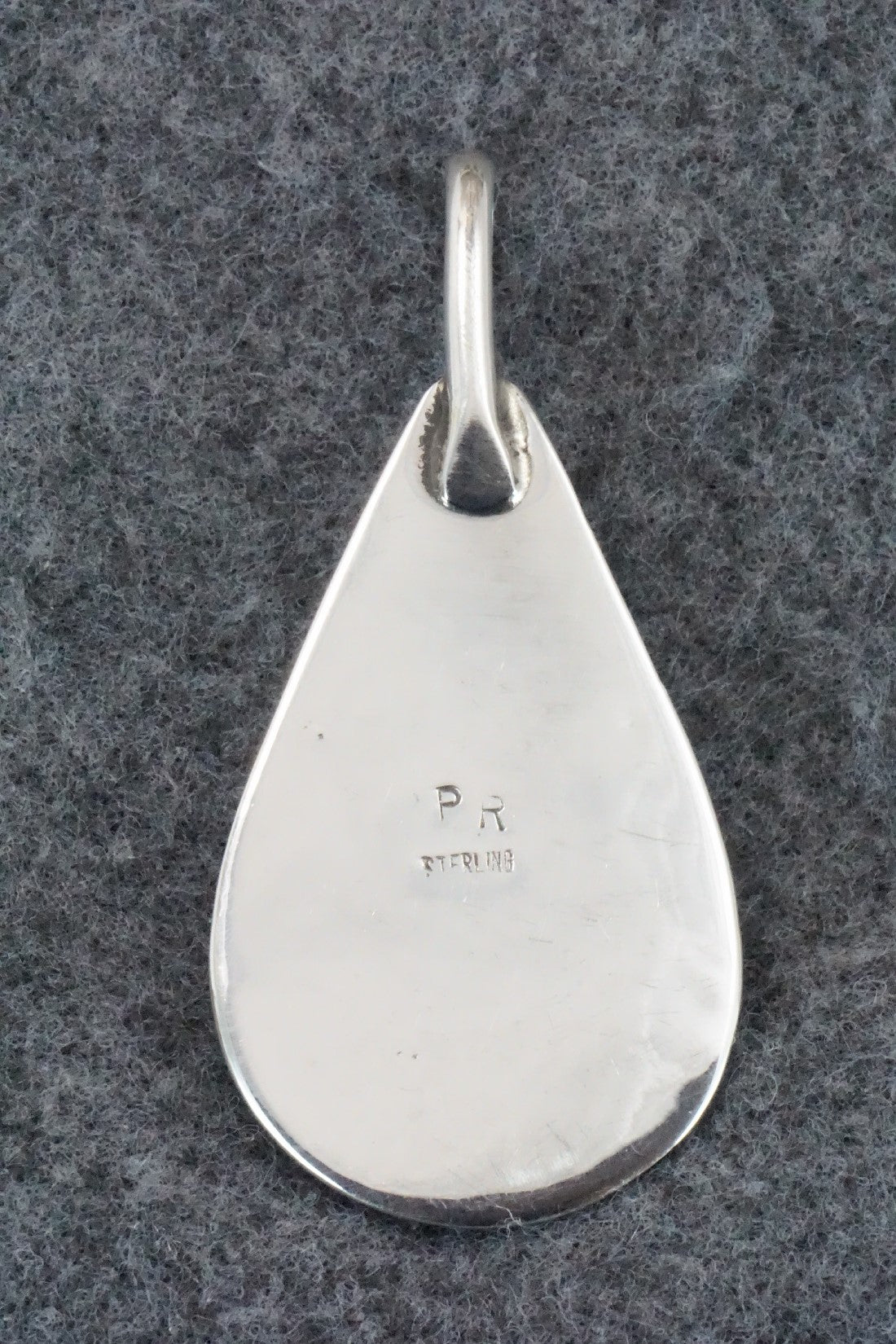 Coral & Sterling Silver Pendant - Priscilla Reeder