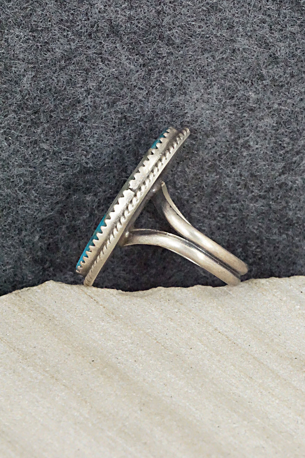 Turquoise & Sterling Silver Ring - Selina Warner - Size 7