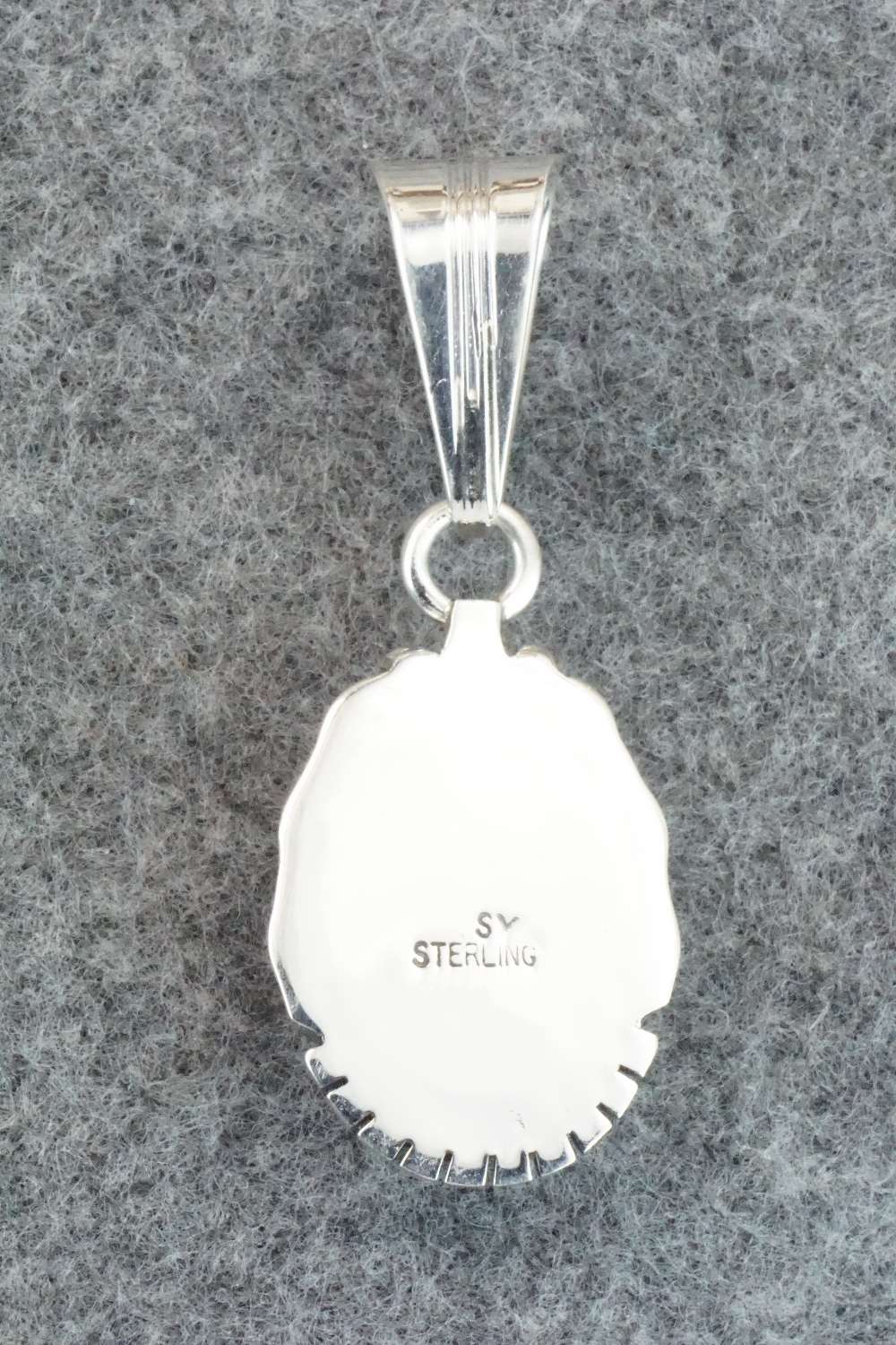 Turquoise & Sterling Silver Pendant - Samuel Yellowhair