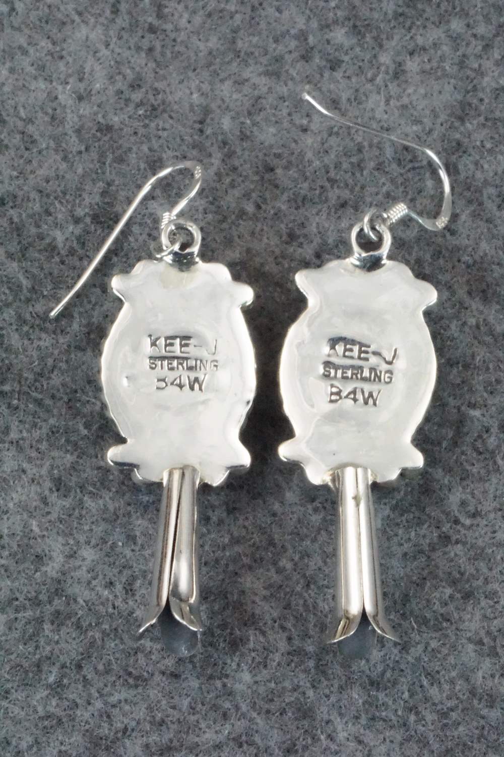 Turquoise & Sterling Silver Earrings - Vernon K Johnson
