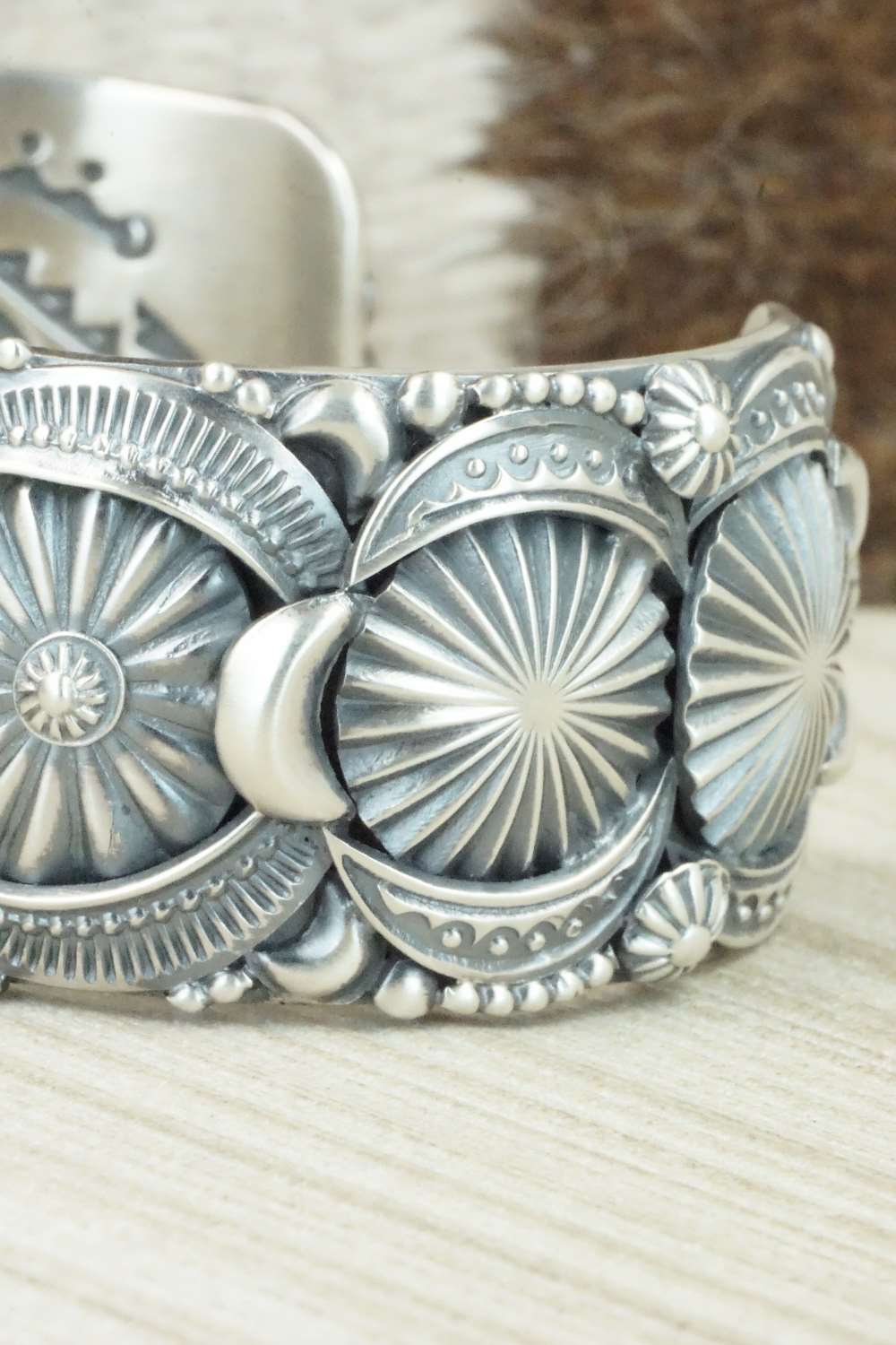 Turquoise & Sterling Silver Bracelet - Delbert Gordon