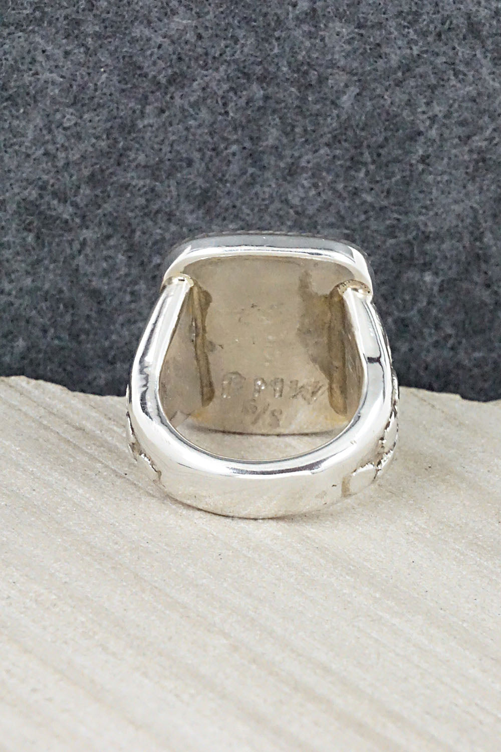 Turquoise & Sterling Silver Ring - Donovan Wilson - Size 9