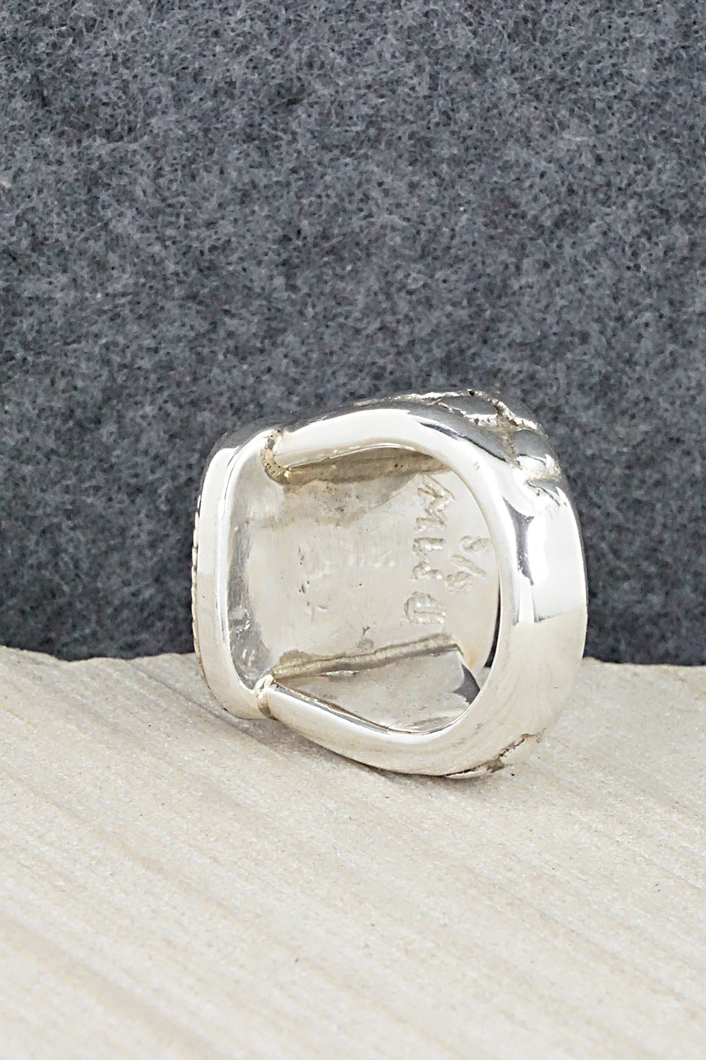 Turquoise & Sterling Silver Ring - Donovan Wilson - Size 9