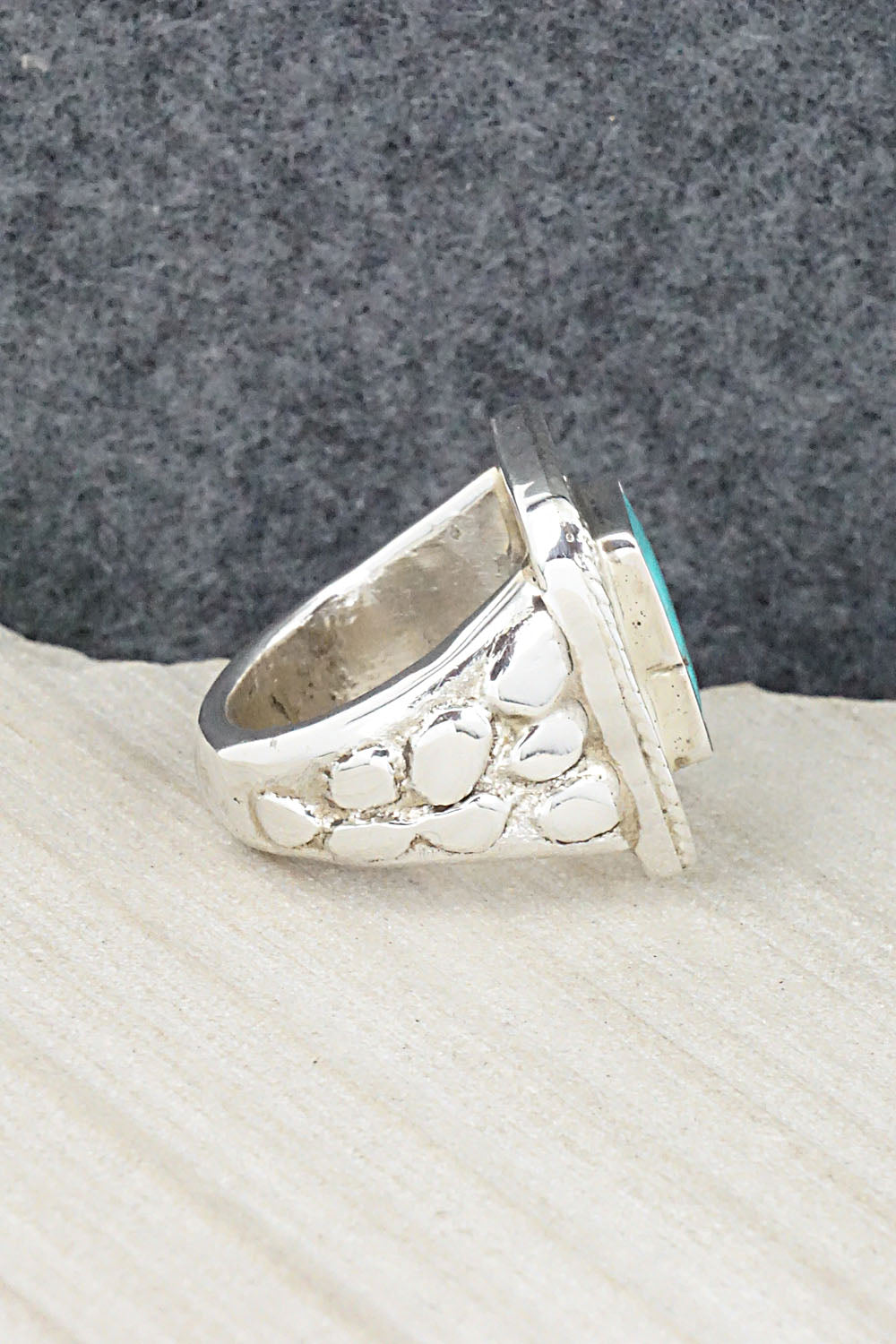 Turquoise & Sterling Silver Ring - Donovan Wilson - Size 9