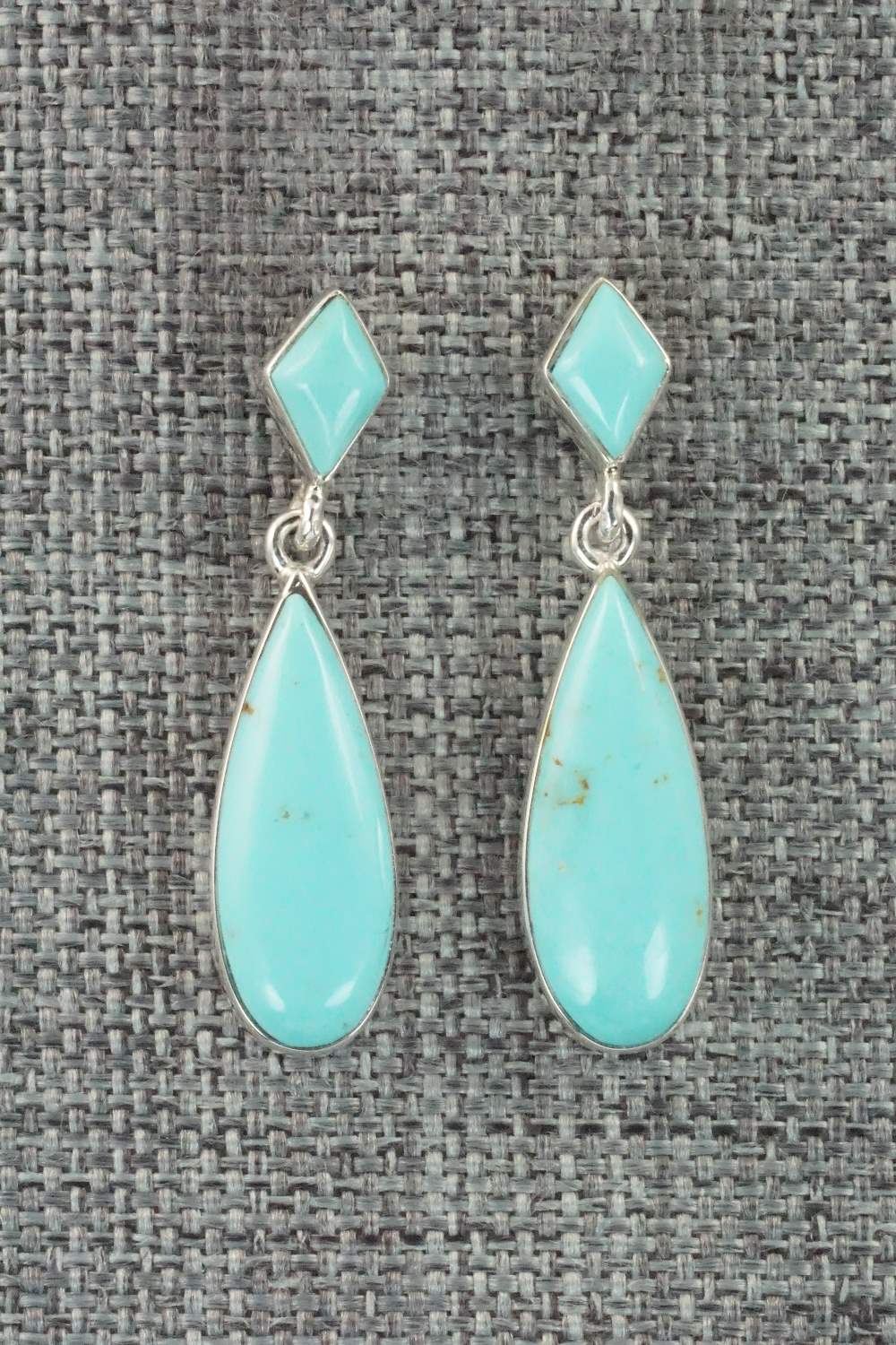 Turquoise & Sterling Silver Earrings - Cathy Webster