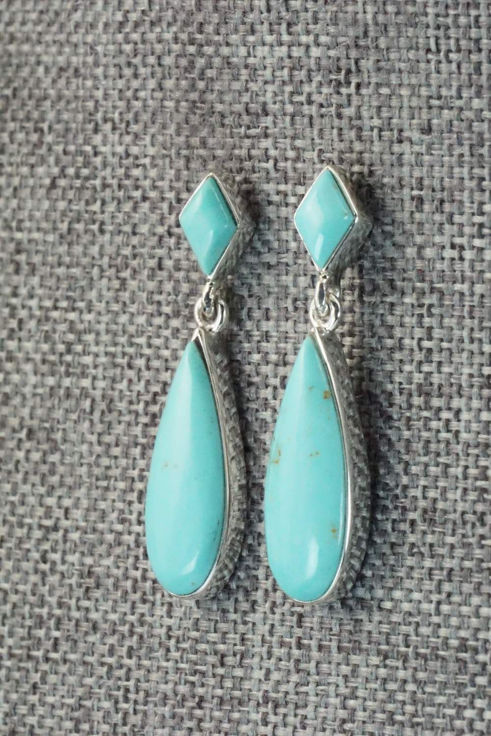 Turquoise & Sterling Silver Earrings - Cathy Webster