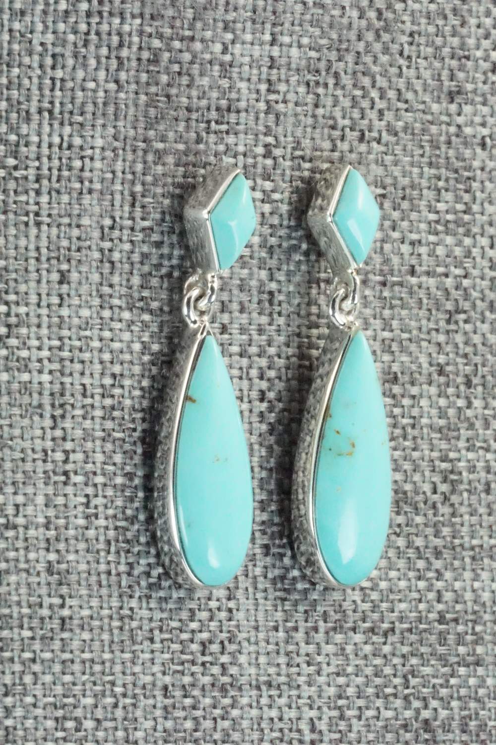 Turquoise & Sterling Silver Earrings - Cathy Webster