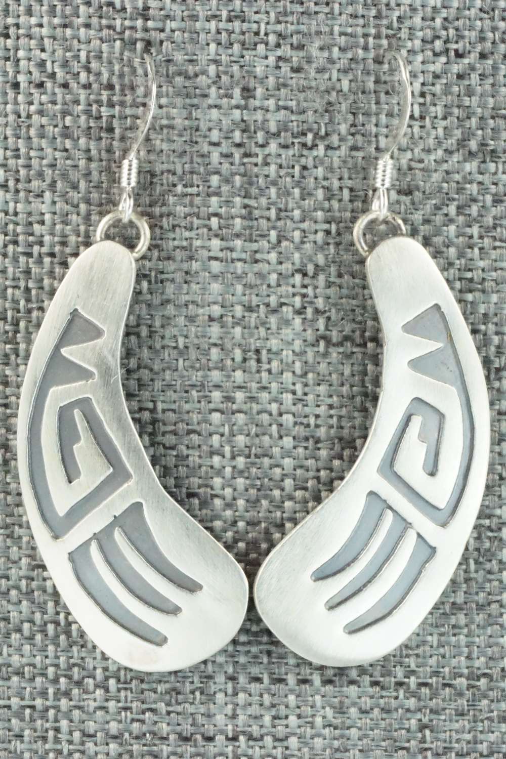 Sterling Silver Earrings - Charlie Yazzie