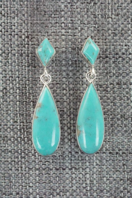 Turquoise & Sterling Silver Earrings - Cathy Webster
