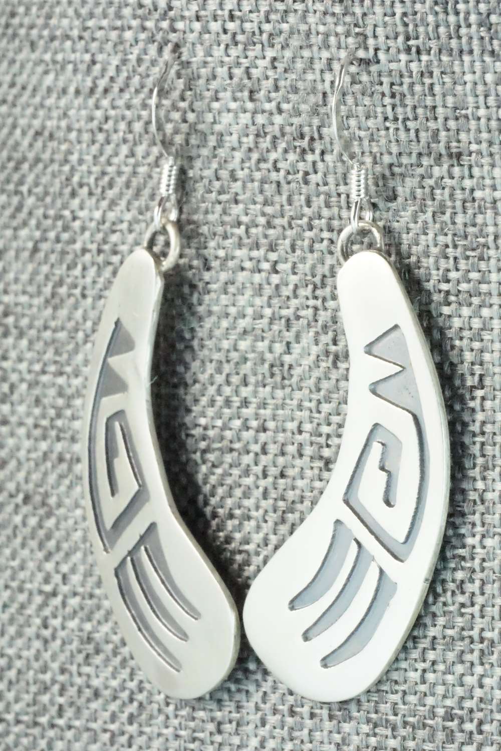 Sterling Silver Earrings - Charlie Yazzie