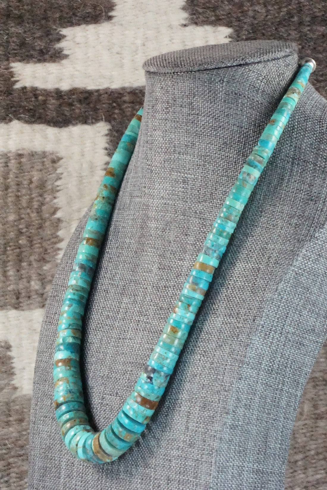 Turquoise Bead Necklace - Joe Garcia
