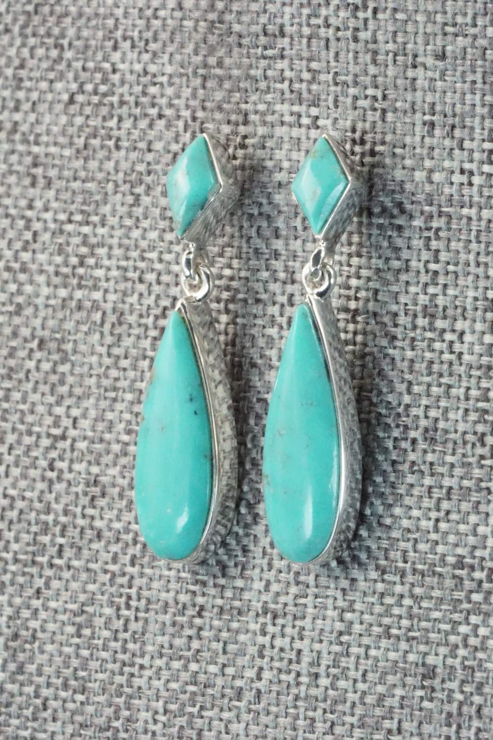 Turquoise & Sterling Silver Earrings - Cathy Webster