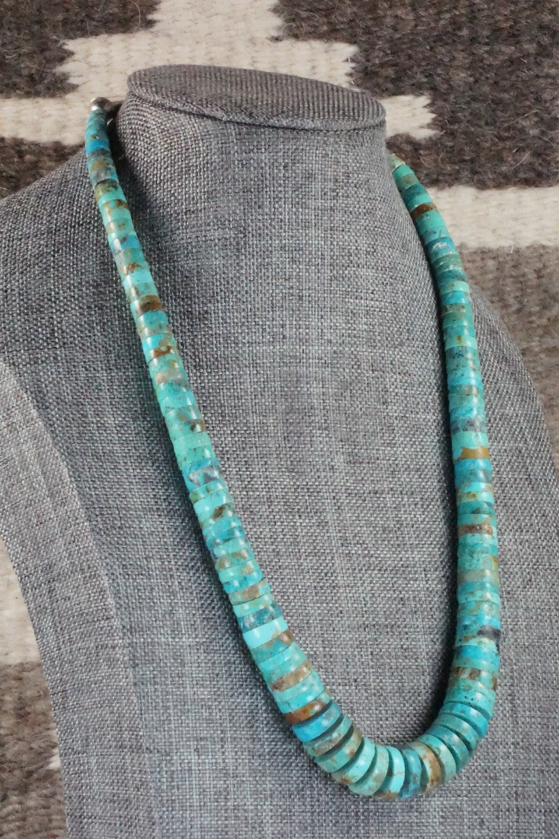 Turquoise Bead Necklace - Joe Garcia