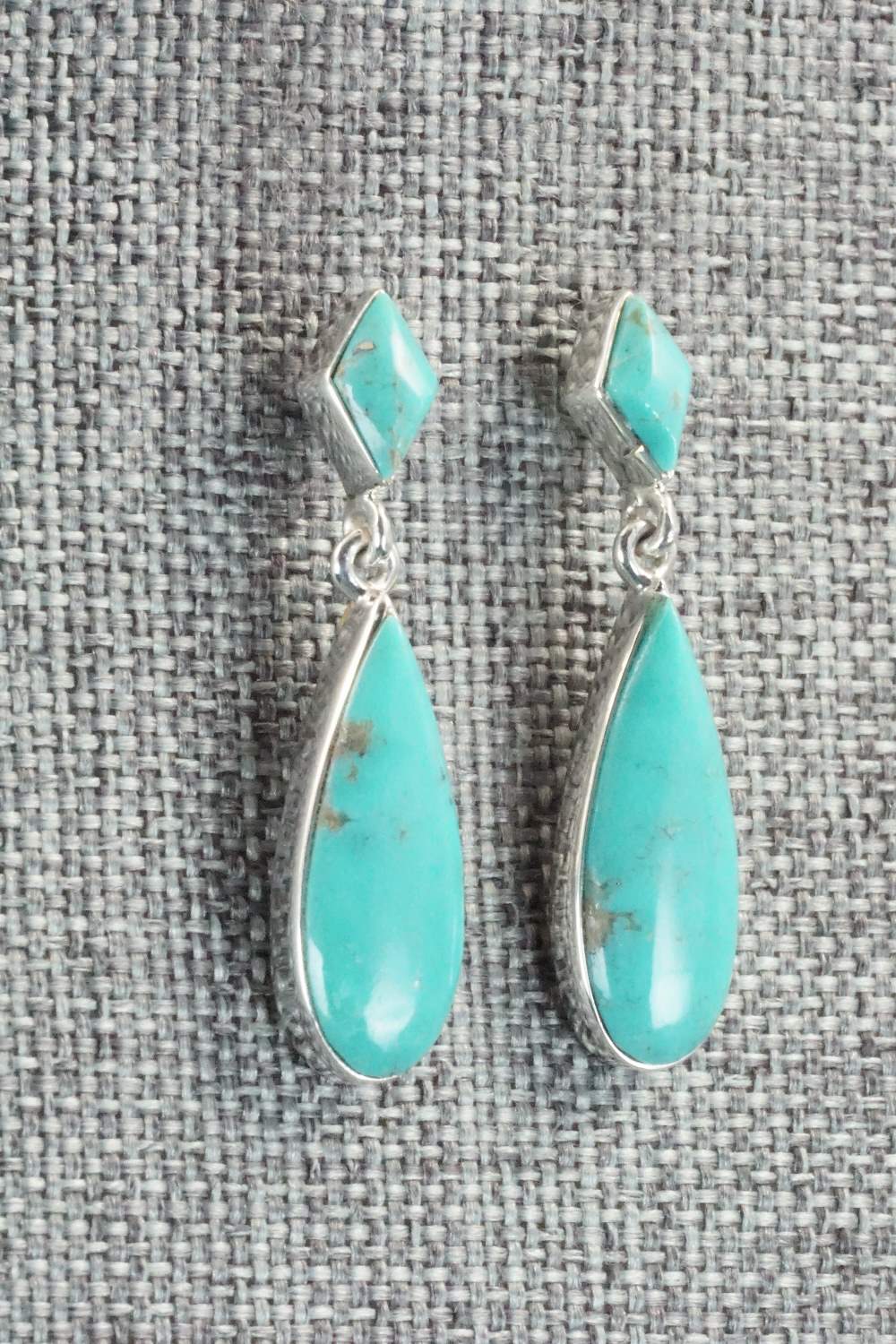 Turquoise & Sterling Silver Earrings - Cathy Webster