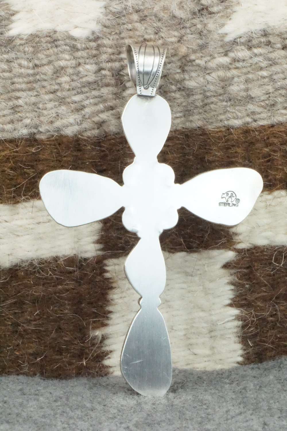 Turquoise & Sterling Silver Pendant - Samuel Yellowhair