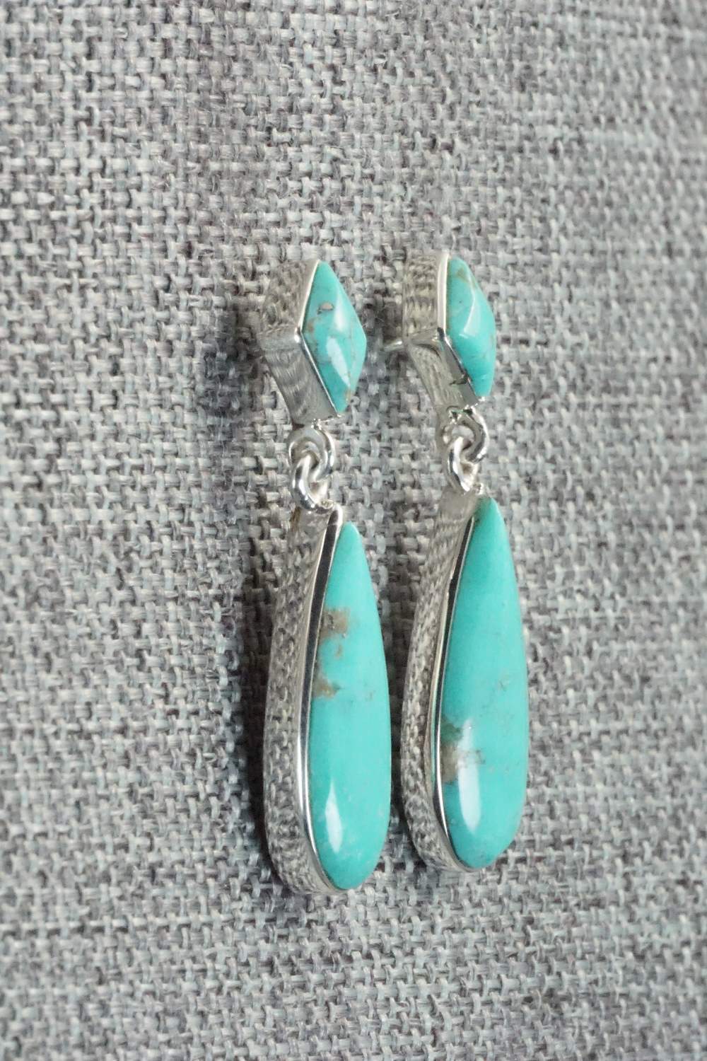 Turquoise & Sterling Silver Earrings - Cathy Webster
